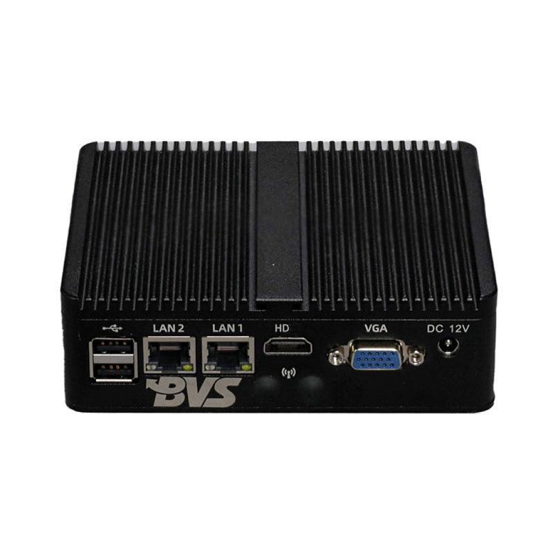 BVS Fanless Mini Industrial Control PC N2830 - Silent, Dual Network Port, Compact Design