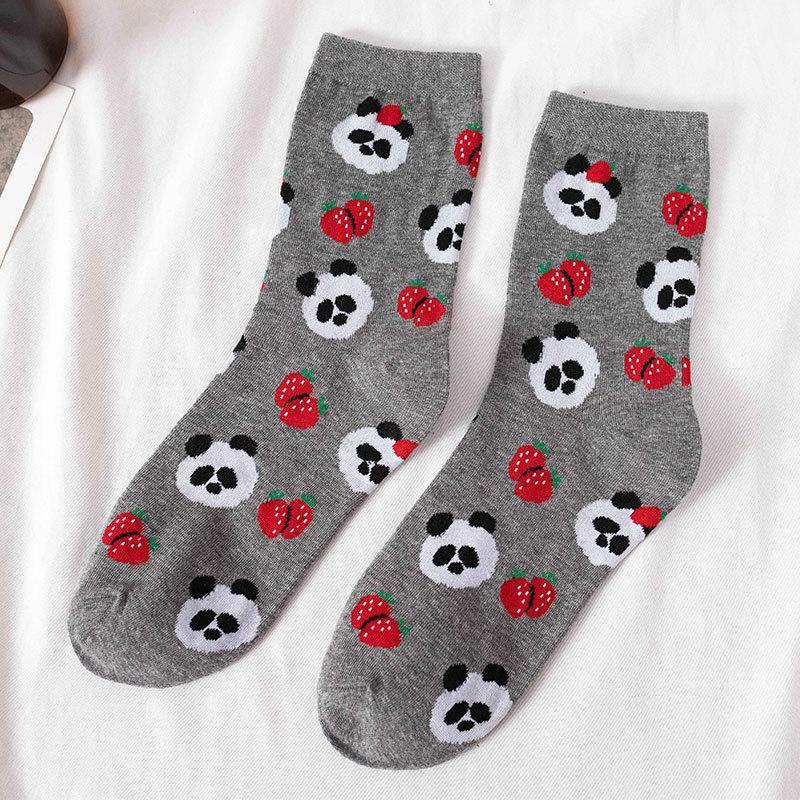 Kawaii Cartoon Bär Hund Tiere Frau Socken Baumwolle Japanischer Koreanischer Stil Frühling Herbst Lustige Socken Frauen 12801