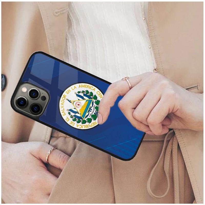 El Salvador Flag Bumper Magnetic Phone Case For APPLE iPhone 17 Air 16 14 13 12 Pro Max 15 Plus Charge With MagSafe Cover