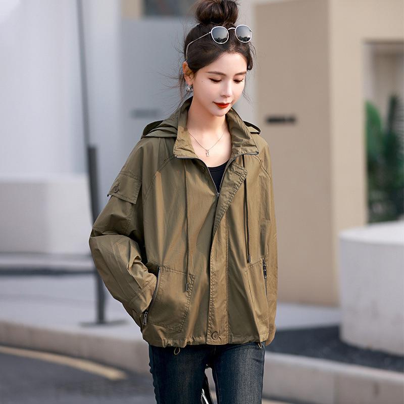 Fashion Casual Loose Coat Women's Early Spring New Design Sense Small Short Jacket Top Tide