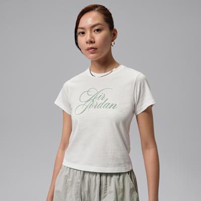 Jordan T Shirts Women s White Crew Neck XS