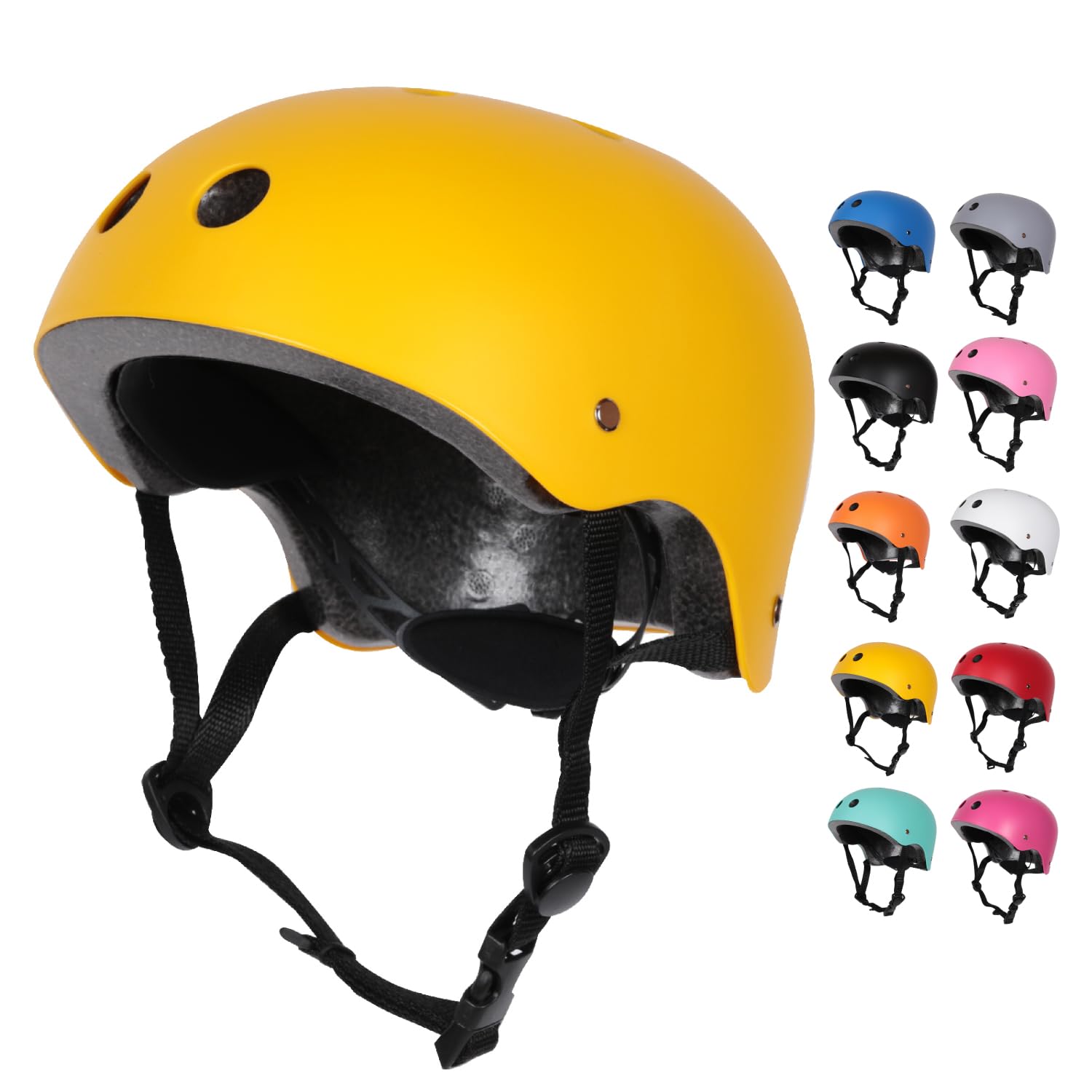 

Michiko Kay by cycle CE safety standard EN1078 Bicycle helmet for elementary school boys and skateboard & [Supervised advisors, certified] children, жёлтый