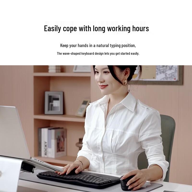 Logitech Wave Combo Ergonomic Wireless Desktop Set