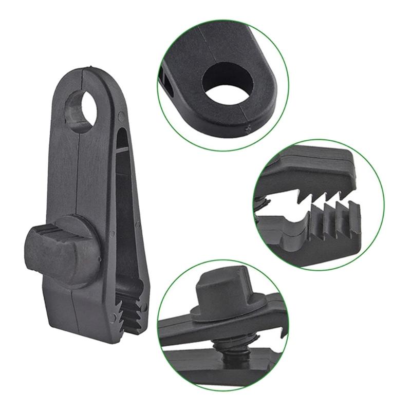 10 Stück Zeltclip Plane Clip Klemme Camping Schloss Griff Zeltclip Markisen Windseil Klemme Schwerlast Planenclip Set