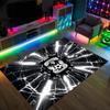 Coventry City Football Design Crystal Velvet Carpet Cozy Non?Slip Printed Rug For Bedroom Living Room Entrance