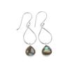 Natural Labradorite Gemstone 925 Sterling Silver Jewelry Handmade Earrings 1.90" EE-19-30