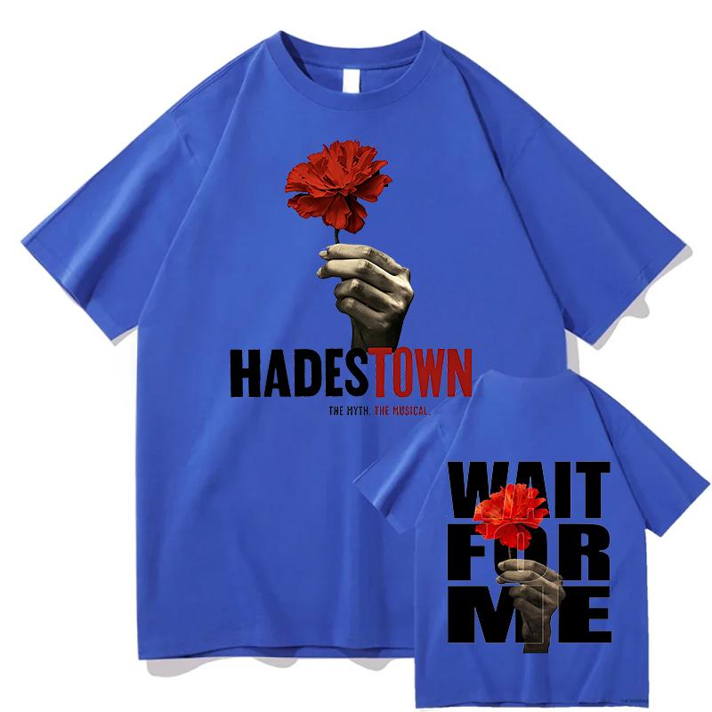 Hadestown The Musicalr Tour 2026 TShirts Short Sleeve Unisex Album Clothing Fan Merch For Summer Pure Cotton Fashion Streetwear