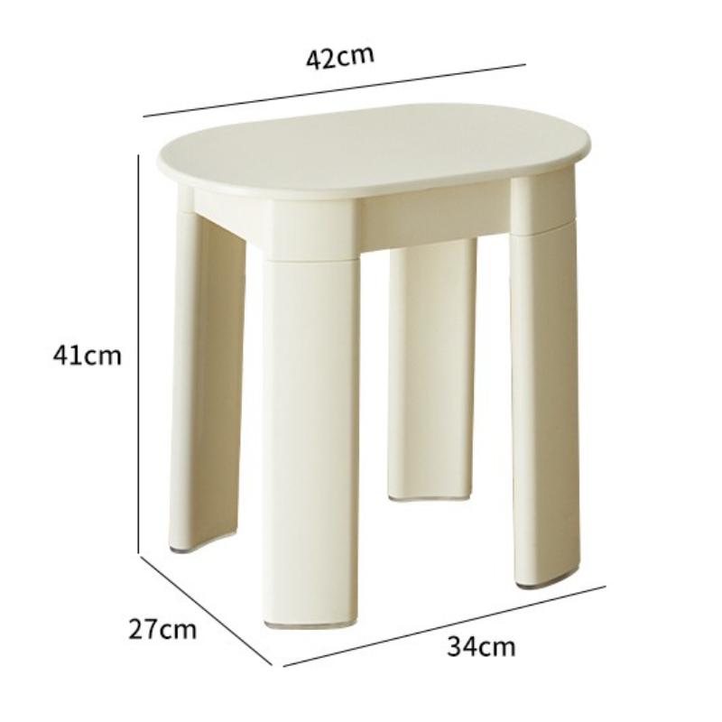 Portable Footrest Household Removable Shoe Changing Stools Plastic Dressing Makeup Chairs Living Room Decorative Furniture белый 36630₽