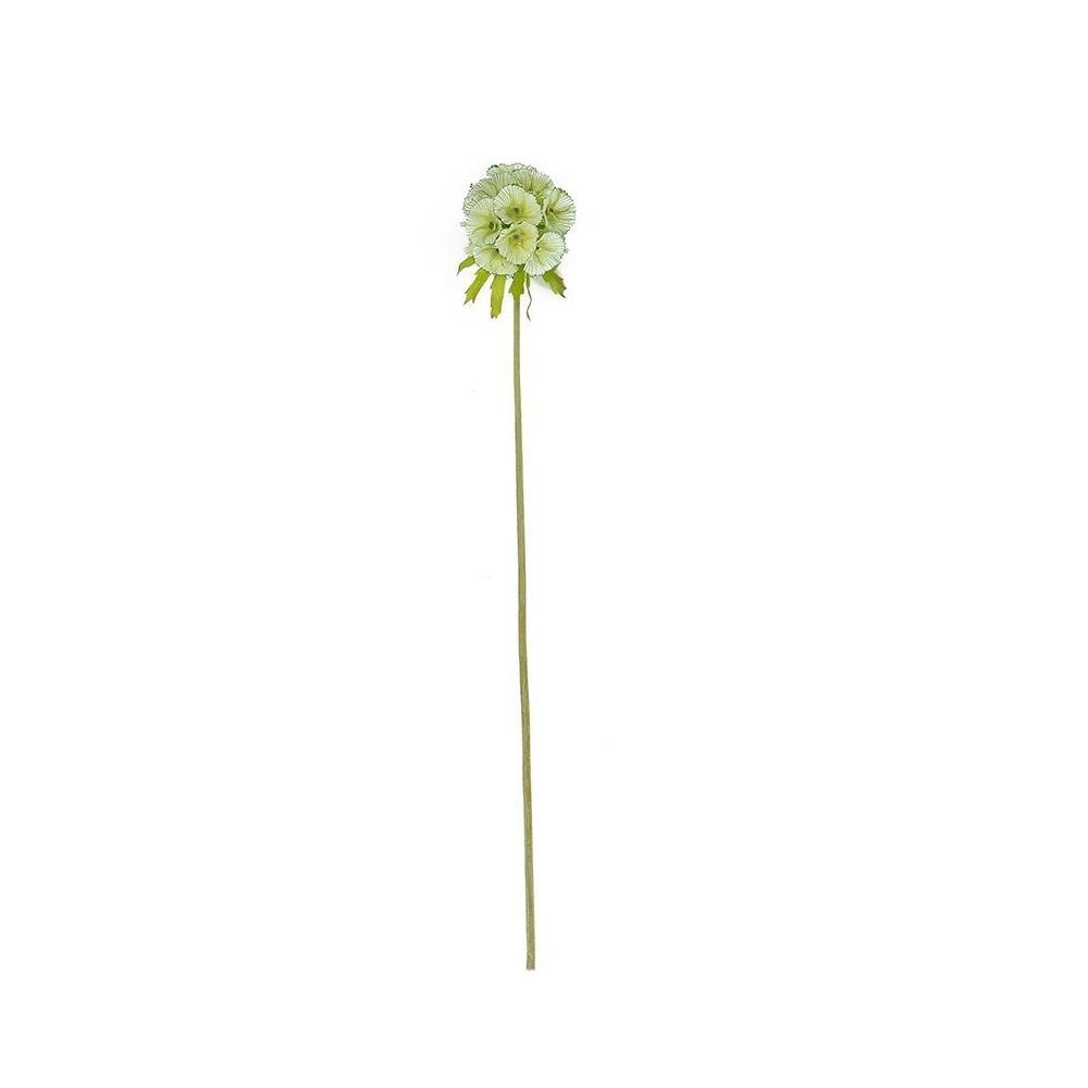 

Real Touch Artificial Scabiosa Flower Beautiful Fake Flower Wedding Decor белый