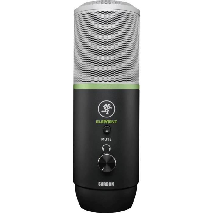 Mackie carbon micro de studio usb pied, avec câble, boîtier métallique