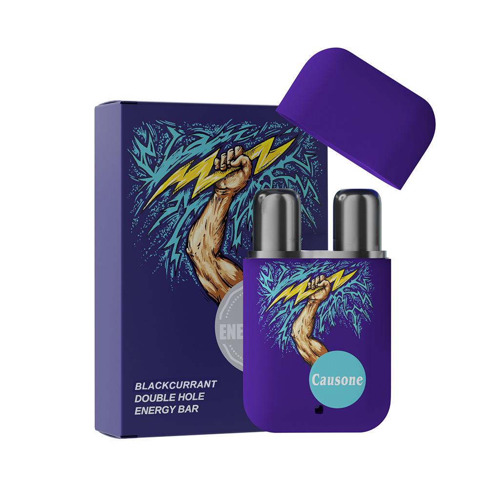 CAUSONE Energy Stick Dual-Hole Nasal Inhaler: Refreshing & Anti-Fatigue Formula In All-English Package