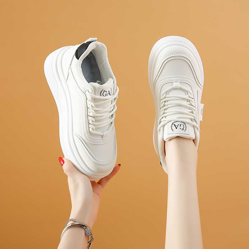Fashion Rubber Sole Appearance Increases Sneakers Black Ladies WOMEN ANKLE BOOTS Shoes Womens Sneakers Boots Sports Hit Fashion