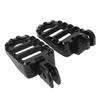 1 Pair of Front Foot Pegs Aluminum Anti Slip Motorcycle Front Footrest Pedal Set for Motorbike