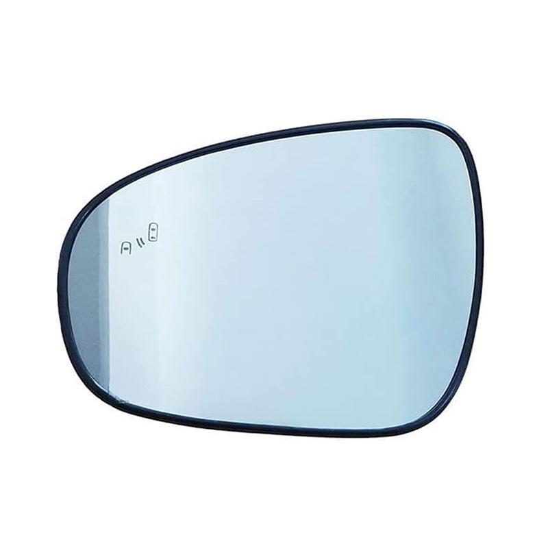 For 12-17 Lexus GS Rearview Mirror Reverse Lens Replacement with Blind Spot and Assistance