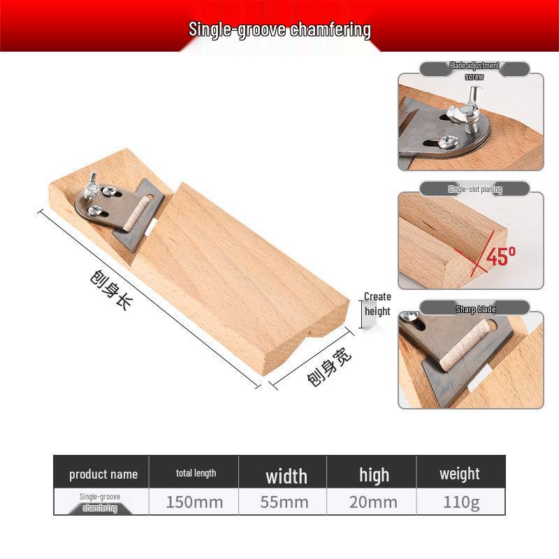 

Dual-use 45° Gypsum Board V-Grooving & Trimming Tool for Sound-Absorbing Bevels