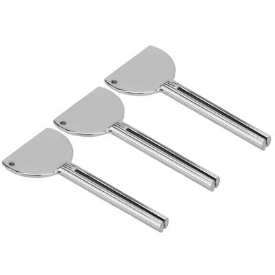 3 Stück Schlüsselquetscher Edelstahl Halbkreisförmig Quetsch Haarcreme Zahnpasta Farbcreme Tubenroller