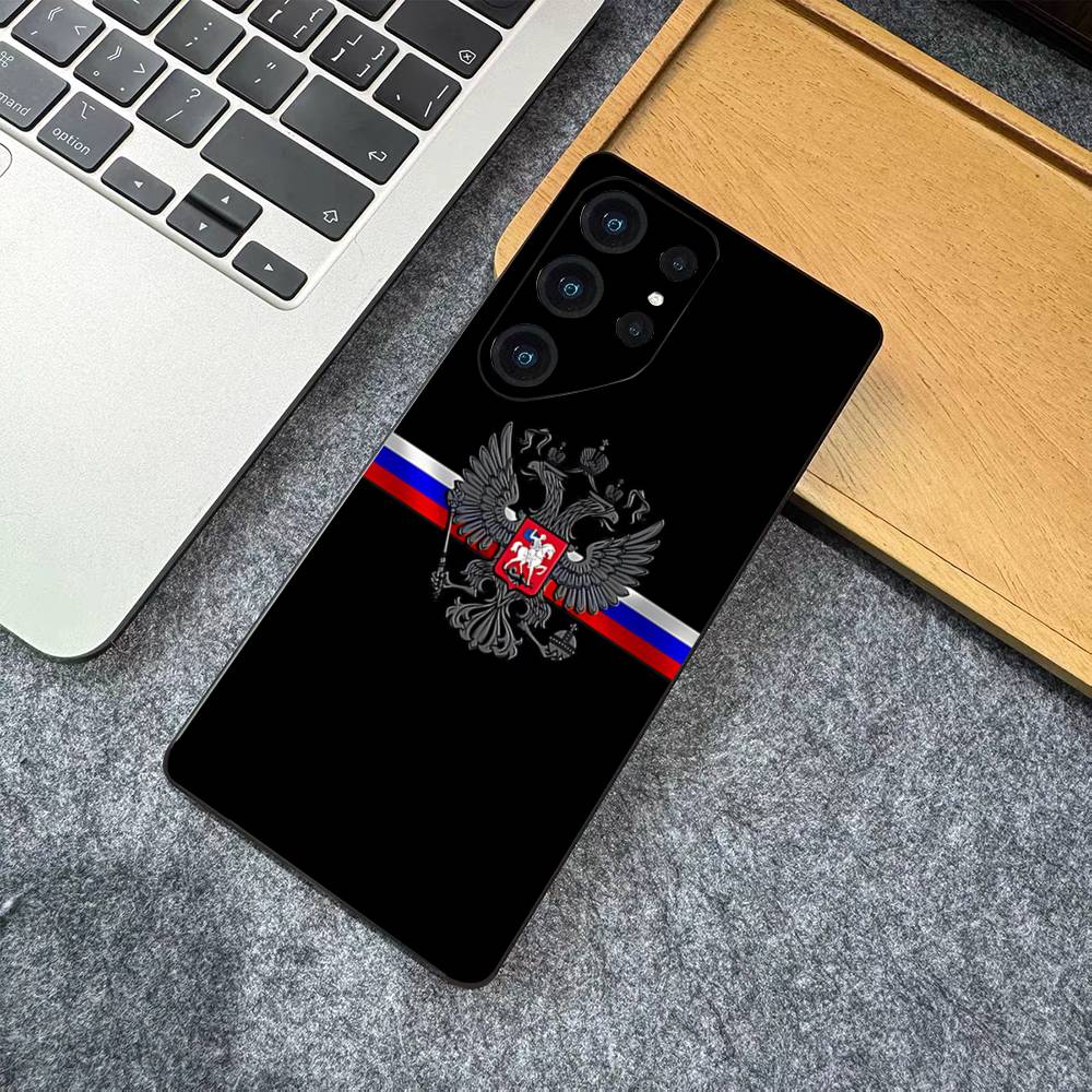 Russian Flag Phone Case For Samsung S 24 Fe 25 Ultra Plus 20 Lite 21 30 22 23 24 22 Ultra 5G Fundas