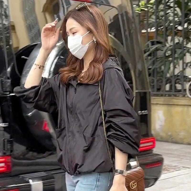 Spring and Autumn Hooded Short Jacket Jacket Women's Design Sense Casual Loose Jacket Top