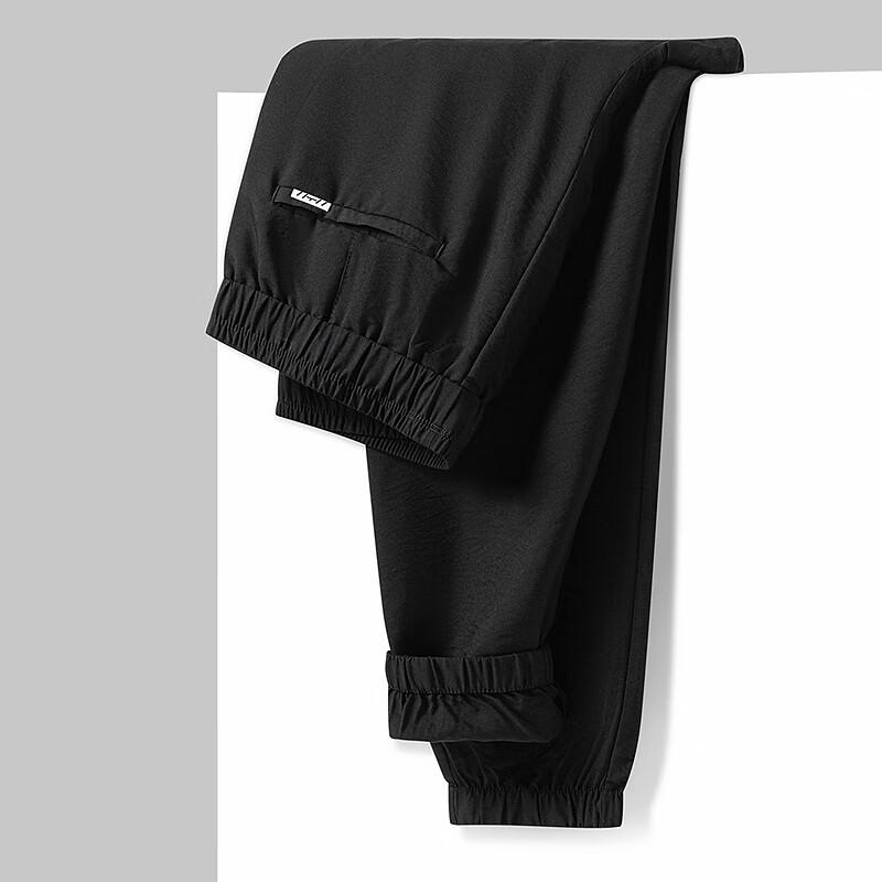 

FAPAI Men s Elastic Waist Drawstring Casual Jogger Pants L