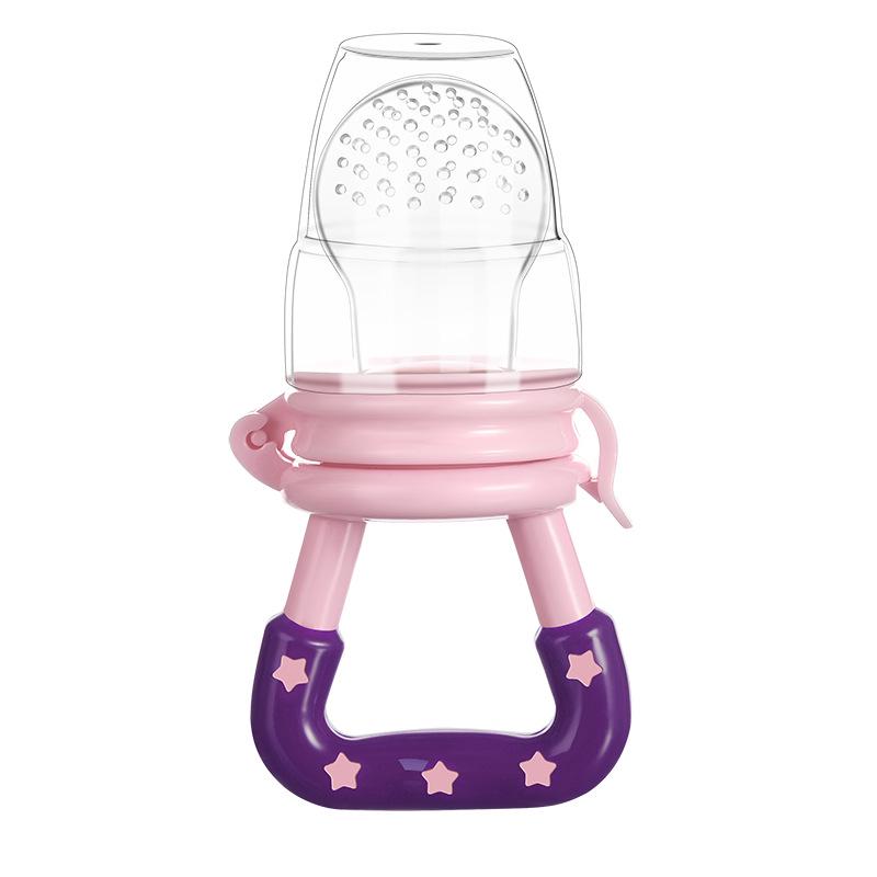 

Fruit & Veggie Silicone Baby Teether: Food-Grade Pacifier & Puree Tool for Kids