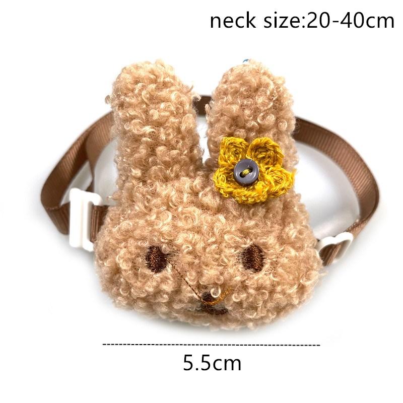 50/100pcs Small Dog Accessories Cute Rabbit Design Dog Puppy Bowties Adjustable Pet Dog Collar Bows Tie Necktie Pet Supplies