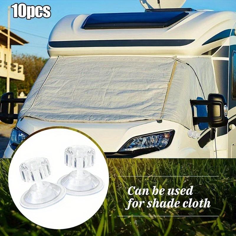 10pcs Camper Suction Cup Anchor Securing Hook High-Grip Awning Suction Cup Fixing Pads Caravan Motorhome Organiser Holders