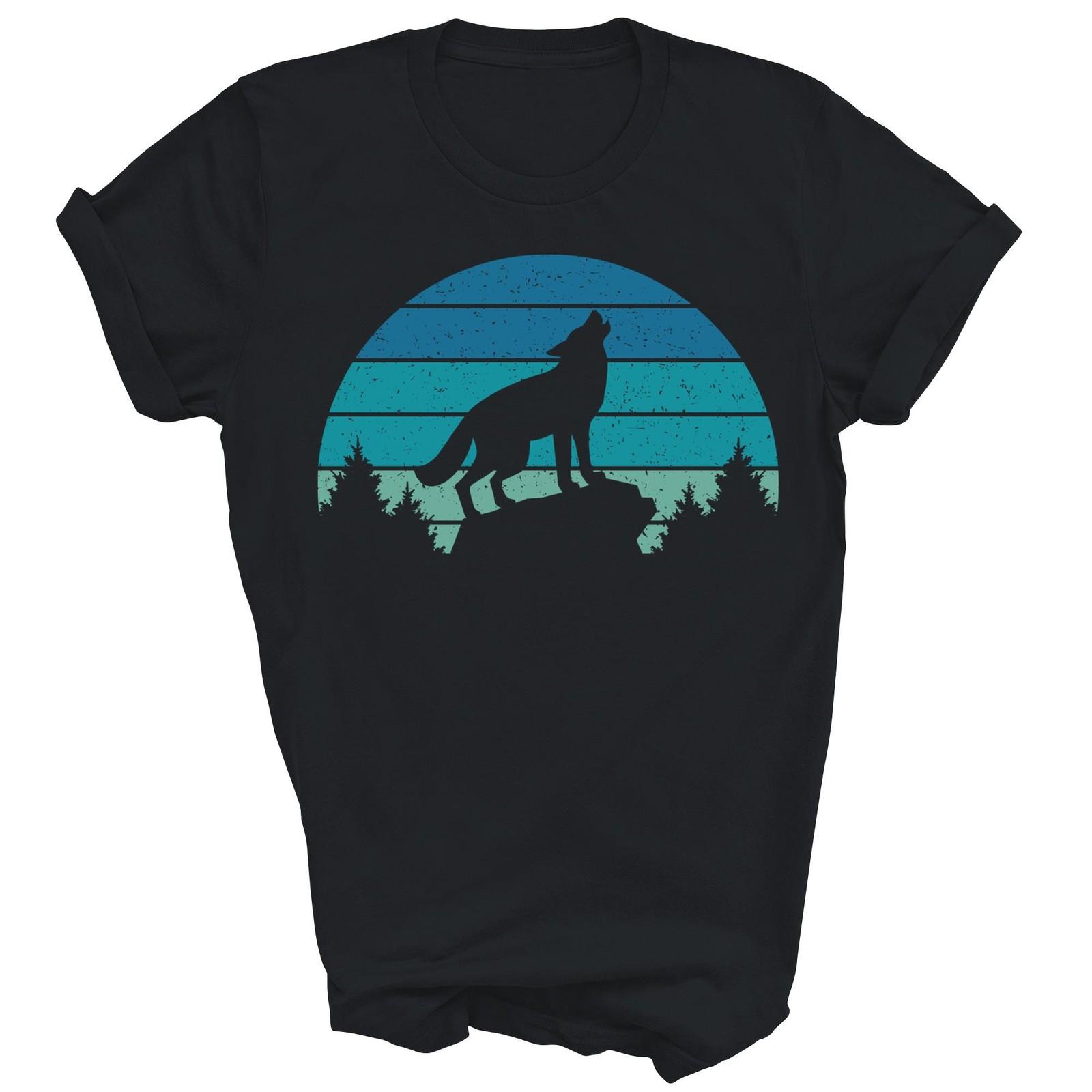Blue Wolf Forest Wild Animal Wilderness Unisex Shirt Gift XXXXL