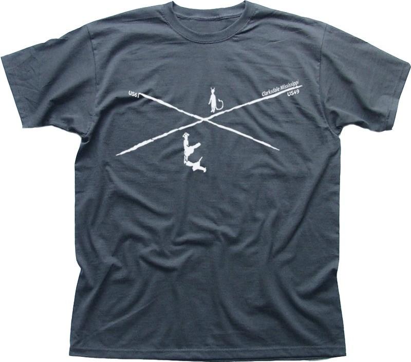 Футболка Crossroads Blues Роберт Джонсон Клэптон Vai Сатриани серая футболка OZ9158 2XL