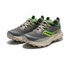 Saucony Peregrine 13 Peregrine Falcon 13 Slip Resistant And Breathable Low Top Trail Running Shoes Women's Gray Green Saucony S10838-75