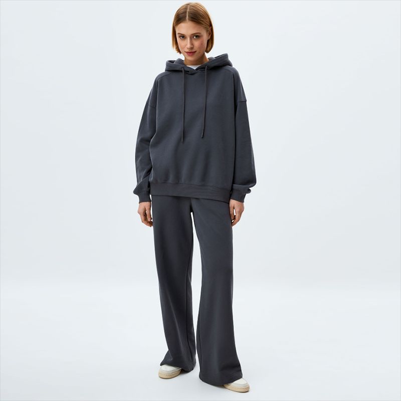 

Fall and Winter New Arrival Export European and American plus Size Women s Clothes Chubby Girl Knitting Stretch Casual Pants Straight-Leg Pants Pants Dark green Waist 82-92