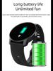 Deep Waterproof Smartwatch: Heart Rate, Pedometer, Blood Pressure, Blood Oxygen, Sports Monitoring, Bluetooth, Temp Measurement - W9.