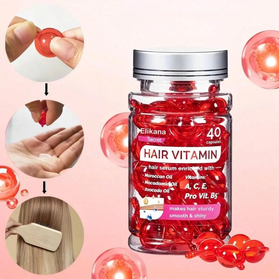 Hair Care Set(1PC Volumizing Hair Powder+1PC Intensive Hydration Hair Serum Oil Capsules)- Deep Cond