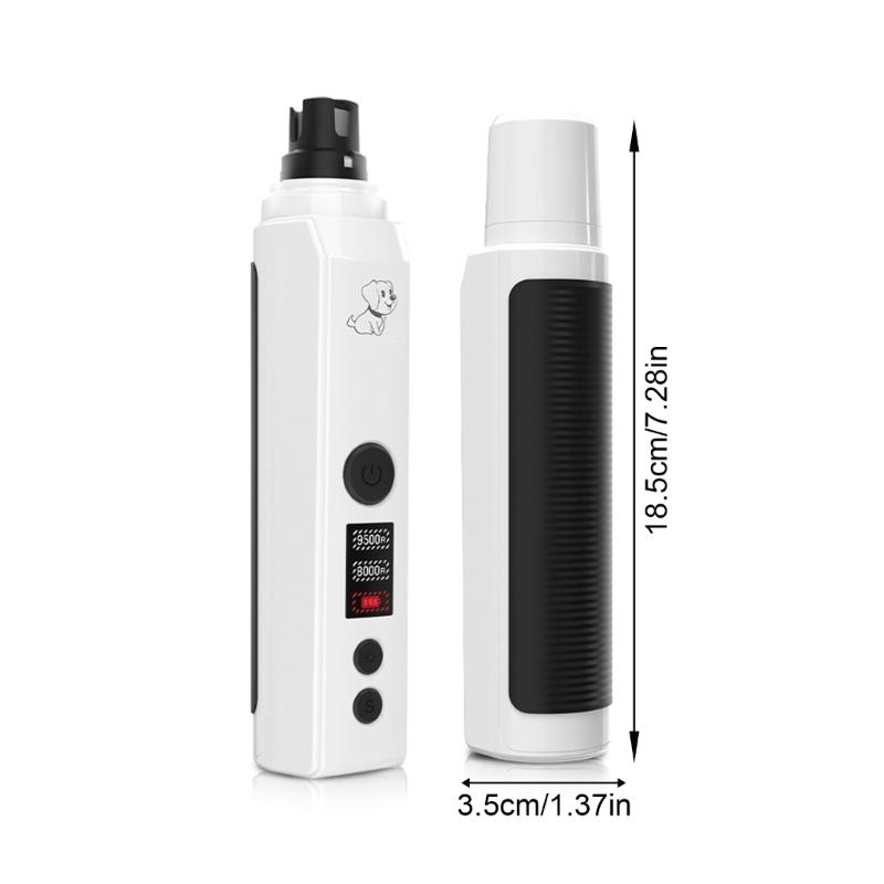 Electric Pet Nail Trimmer with Replaceable Head Efficient Nail Grinder for Dog Cats Grooming Nail Trimming Essential