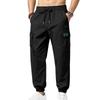 Men's Street-Style Workwear Sport Pants, with Elastic Waistband, Multiple Pocket Design, and A Casual and Fashionable Loose