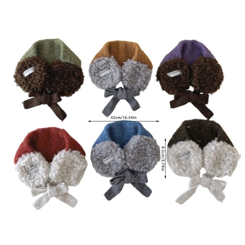 Knit Ear Muffs for Children Ages 3 to 12 Providing Excellent Warmth Adjustable Headband for Secure Fit Winter Protection