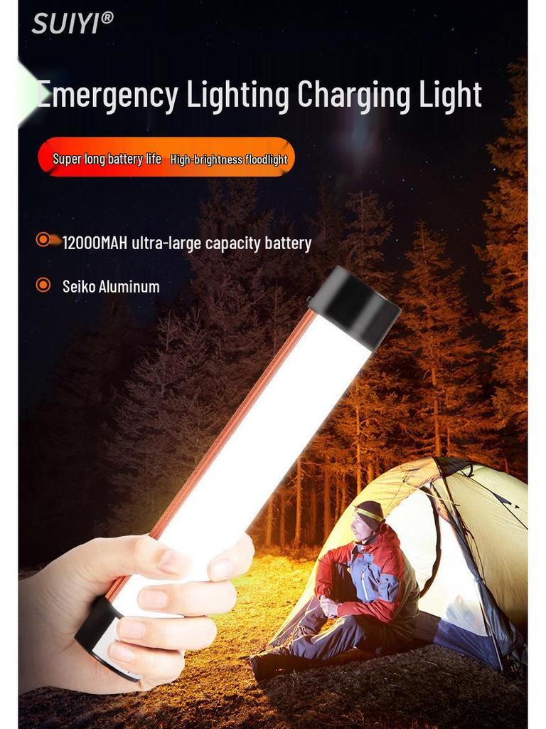 Wireless LED Rechargeable Magnetic Tube Light for Outdoor and Emergency Use