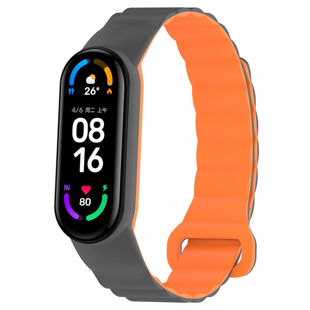 Silicone Magnetic Loop Strap For Xiaomi Mi Band 10 9 8 7 6 5 4 3 Bracelet Wristband Correa for Mi Band 8 9 Mi band 10 Belt strap