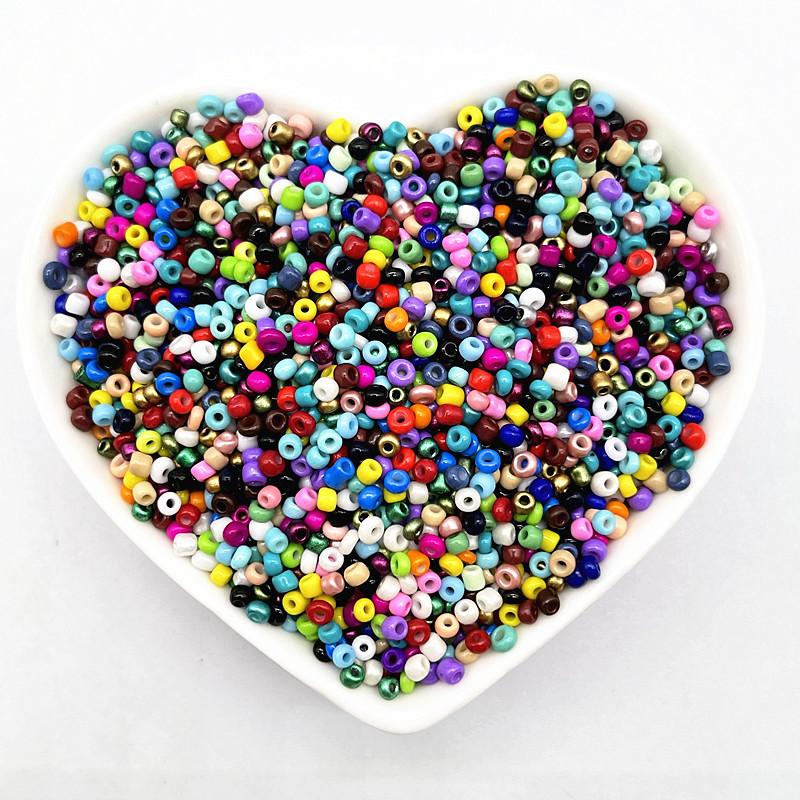 15g 4mm Effect of The Lacquer That Bake Charm Czech Glass Seed Beads DIY Bracelet Beads for Jewelry Making Accessories