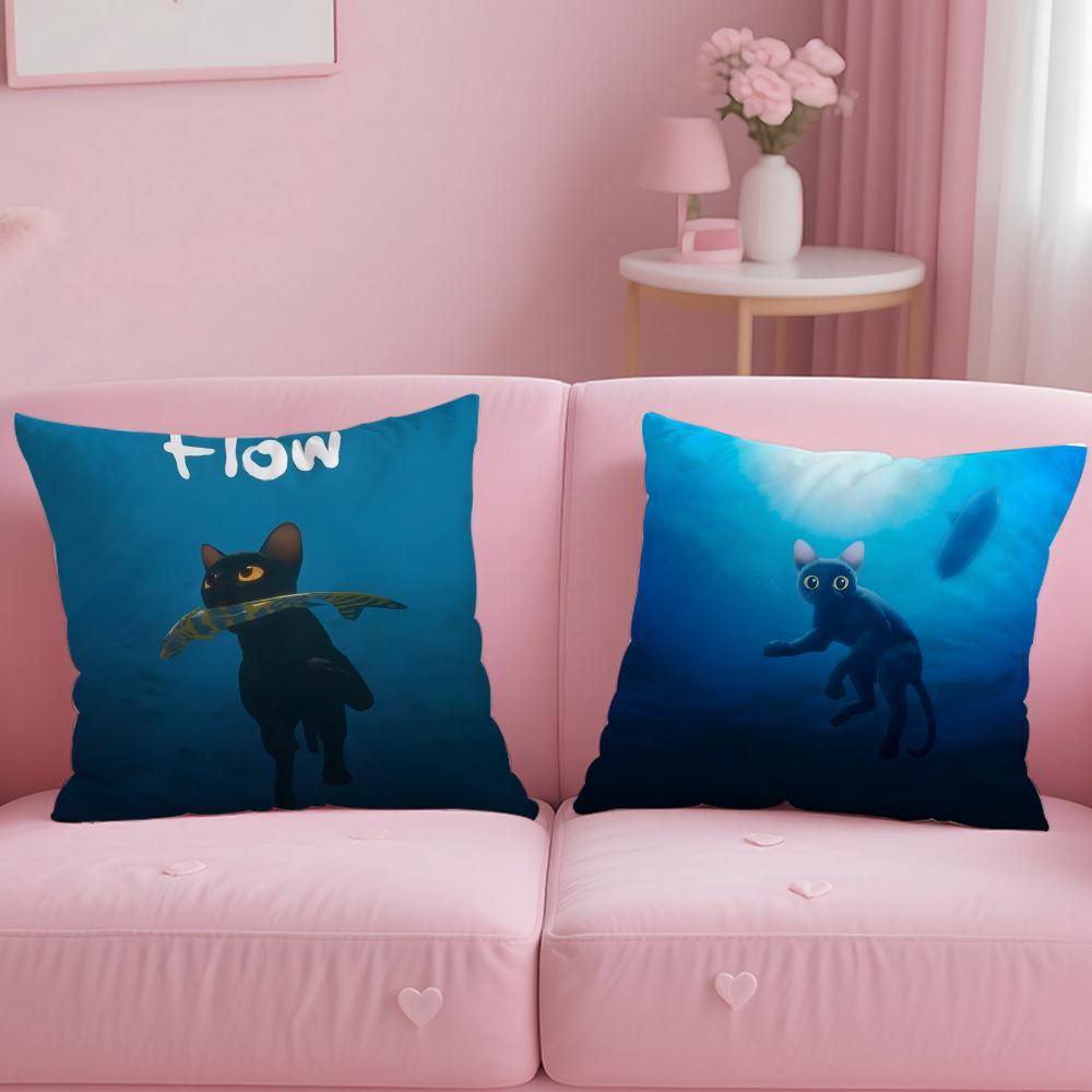 POPULAR F-FFflowwws Cushion Cover Comfortable Reversible Pillow Cover Ideal for Car Sofa Bedroom & Beyond