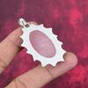 Rose Quartz Jewelry, 925 Solid Sterling Silver Pendant Handmade Gemstone Jewelry, Gifts For Wife Brand New Pendant