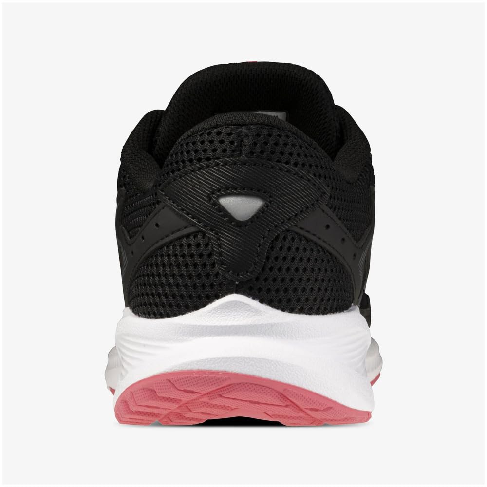 Mizuno Maximizer Running Shoes, Size 26, Women's, Black, Charcoal Gray, and Pink, Size 24.5 cm, 3E