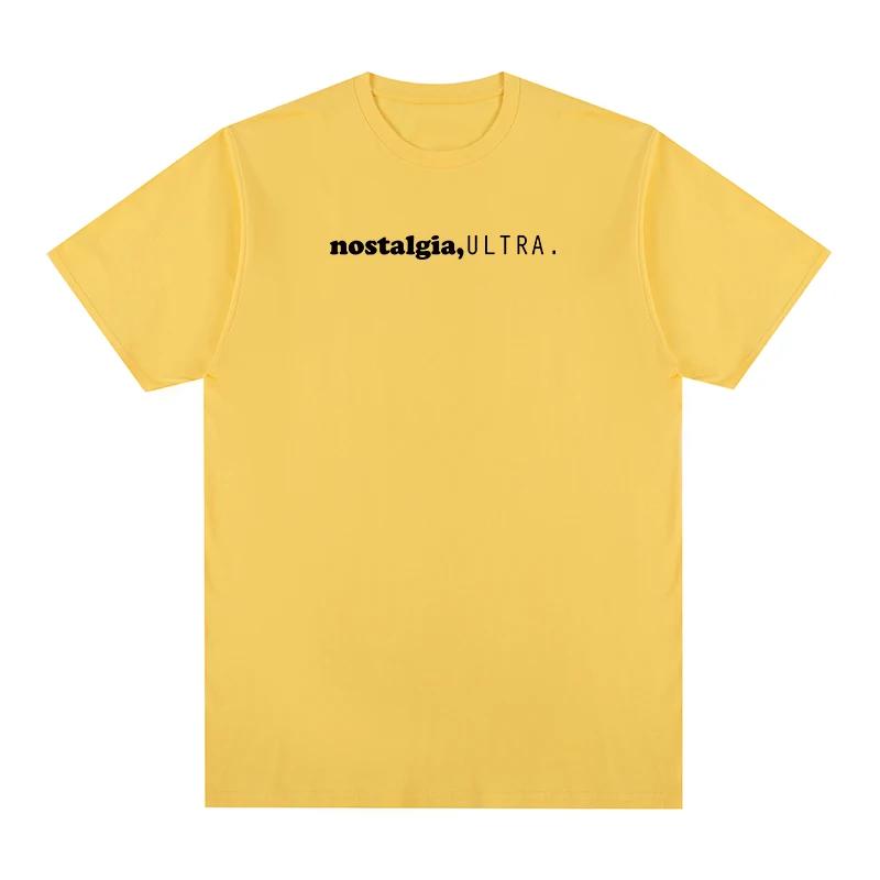 Nostalgia ULTRA Hip Hop T-shirt Frank Blond Music Harajuku Rapper Cotton Men T Shirt New TEE TSHIRT Womens Tops