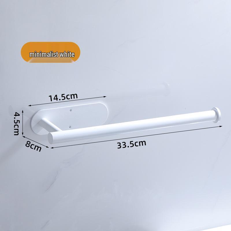 Stainless Steel No-Drill Wall-Mounted Toilet Paper Holder