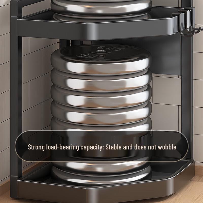 Tingle 3-Tier Corner Countertop Spice Rack