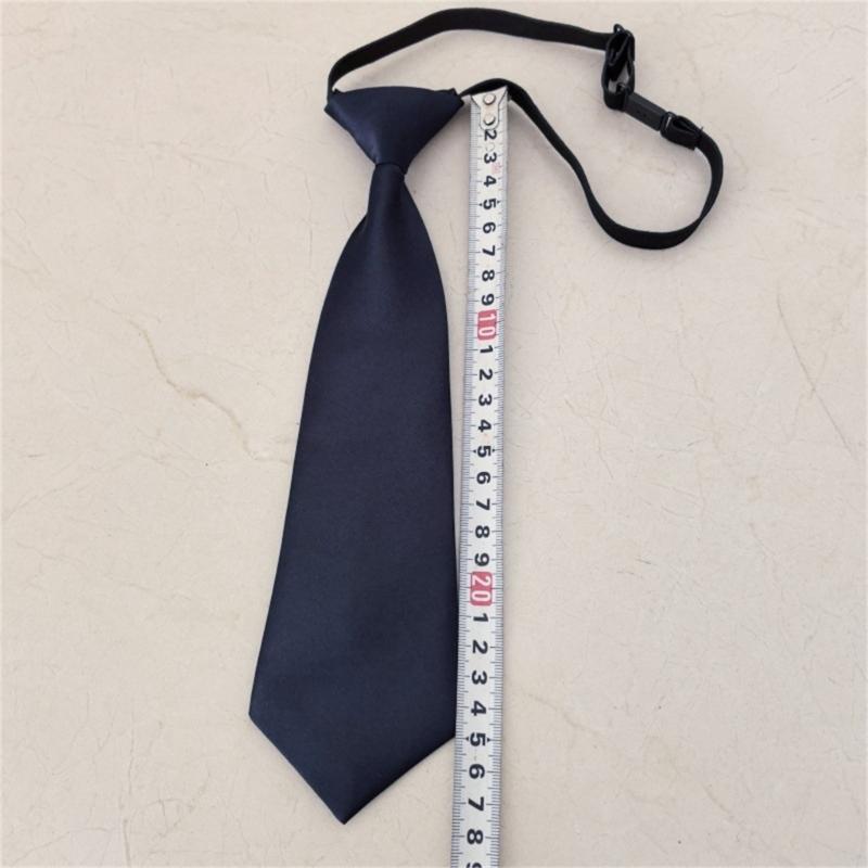 Soft Stretchable Kids Necktie Flexible Adjustment School Occasion Neck Tie For Children Uniform and Everyday Wear