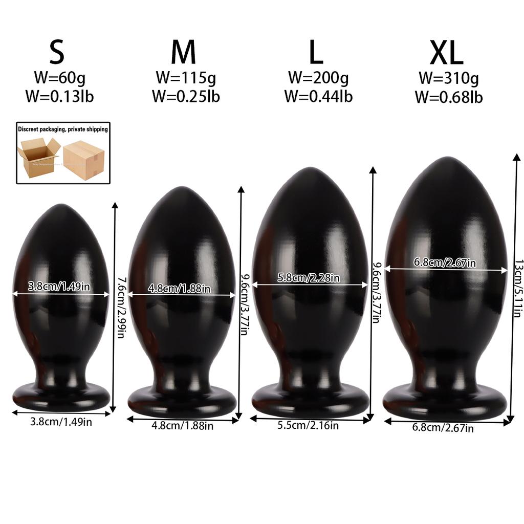 7 Size Buttplugs Anal Beads Balls Cunt Plug Dilatador Anal Plug Sex Toys Small And Big 9.5cm Huge Anal Plug Toys For Women Men