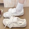 Lace fashion retro flat-bottomed German training shoes women's new spring versatile casual light sports Forrest Gump board shoes