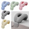 Cuscino per Dormire a Pancia in Giù Poggiatesta in Memory Foam Morbido Ergonomico Copertura Lavabile per Adulti Viaggio Cuneo per Collo Cuscino a Ciambella per Ufficio