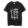 Harajuku Streetwear Kings Are Born In Jan To Feb Tees Birthday Party T-shirts Kings Tshirts Summer Men's Short Sleeve T Shirts