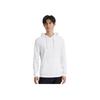 Felpa con cappuccio tinta unita serie Fitness Felpa sportiva da uomo Felpa Standard-Bianco AWDT987-2